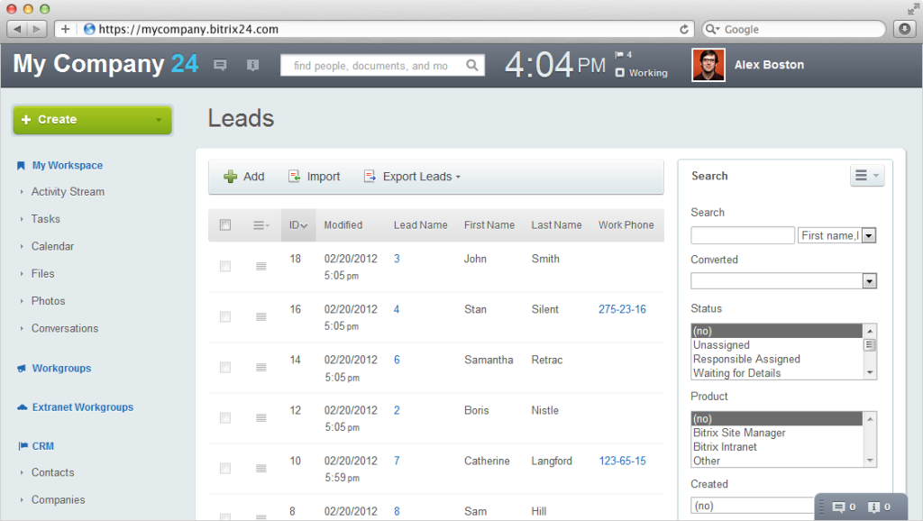 Bitrix24 CRM - The First Free Collaborative CRM with Project Management ...